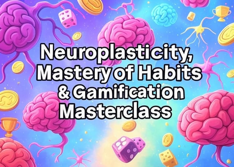 Neuroplasticity, Mastery of Habits & Gamification // Masterclass